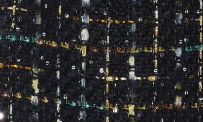 L'agence Florian Tweed Shift Dress In Black