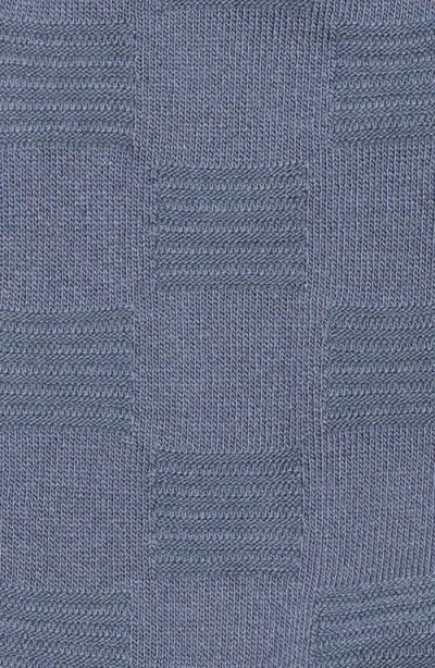 Nordstrom Textured Check Viscose Blend Socks In Multi