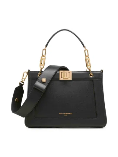 Karl Lagerfeld Women's Ivette Leather Satchel In Multi
