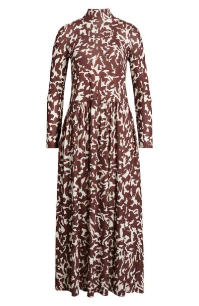 Parker Women's Printed Mock Neck Maxi Dress In Multi