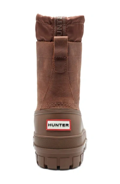 Hunter Skylar Waterproof Boot In Brown