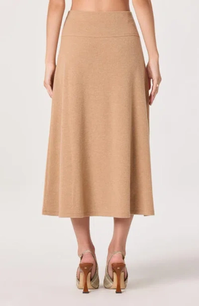 Astr The Label Knit Midi Skirt In Neutral