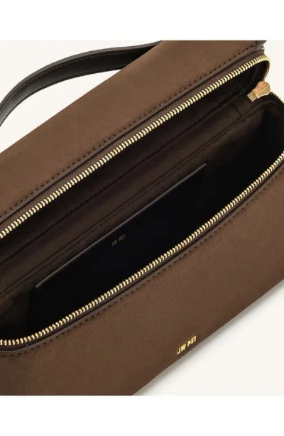 Jw Pei Thea Faux Suede Top Handle Bag In Brown
