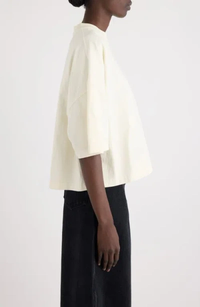 Jacquemus Le T-shirt Corto Logo Embroidered T-shirt In White