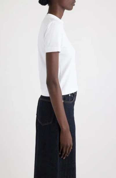 Jacquemus Tom Ford Black Cotton Blend Jeans In White