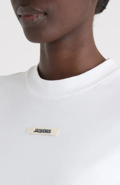 Jacquemus Tom Ford Black Cotton Blend Jeans In White