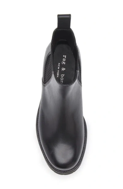 Rag & Bone Corey Lug Sole Chelsea Boot In Black