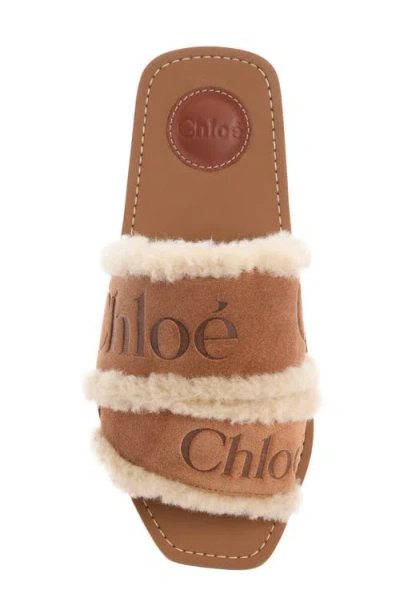 Chloé Chloe' Women Woody Sandals In Neutral