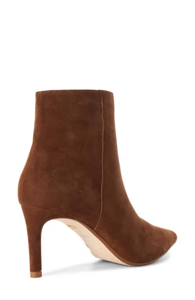 Dune London Obsessively Pointed Toe Bootie In Brown