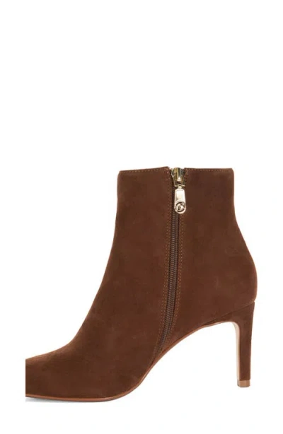 Dune London Obsessively Pointed Toe Bootie In Brown