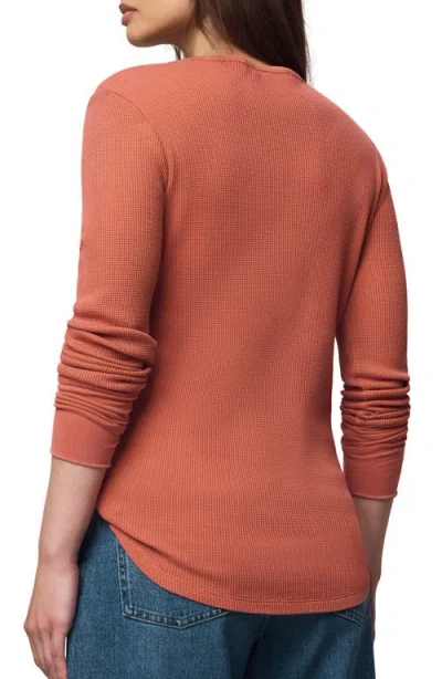 Splendid Thermal Forever Henley In Brown