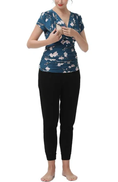 Kimi & Kai Josie Maternity Nursing 3-piece Lounge Set In Multi