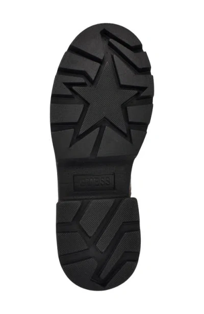 Guess Yarini Lug Sole Boot In Brown