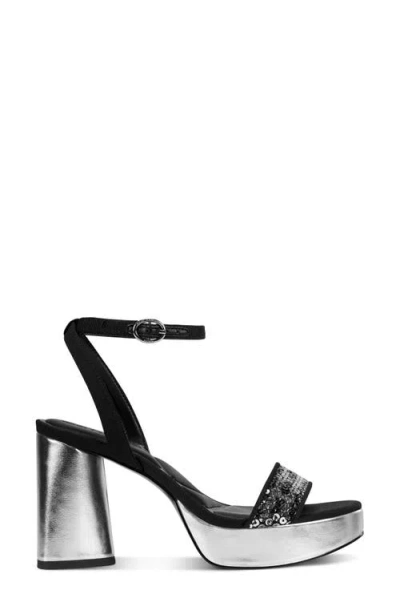 Karl Lagerfeld Women's Haden Peep Toe Sandals In Black