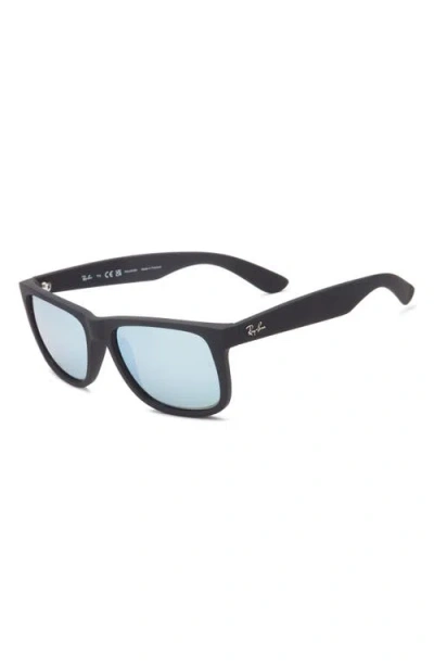 Ray Ban Ray-ban 54mm Polarized Square Sunglasses In Blue