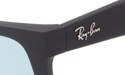 Ray Ban Ray-ban 54mm Polarized Square Sunglasses In Blue