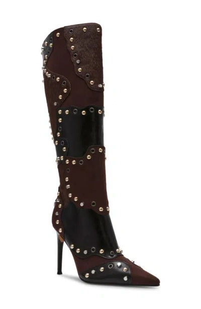 Steve Madden Women's Revive Studded Knee-high Novelty Dress Boots In Multi