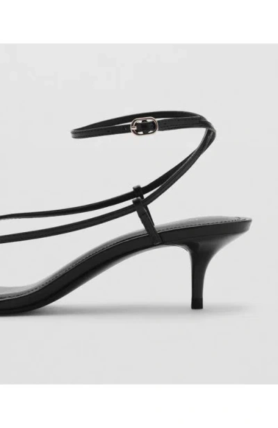 Mango Ankle Strap Sandal In Brown