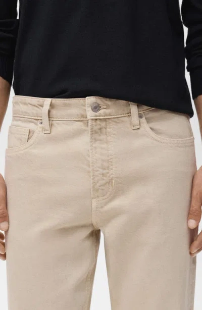Mango Ben Tapered Jeans In White