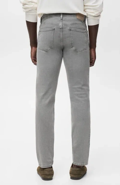 Mango Men's Jan Slim-fit Gray-wash Jeans In Gray