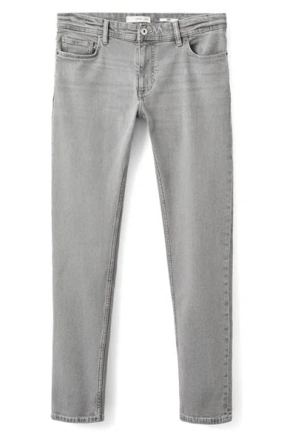 Mango Men's Jan Slim-fit Gray-wash Jeans In Gray