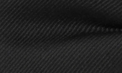 Mango Solid Twill Pre-tied Bow Tie In Black