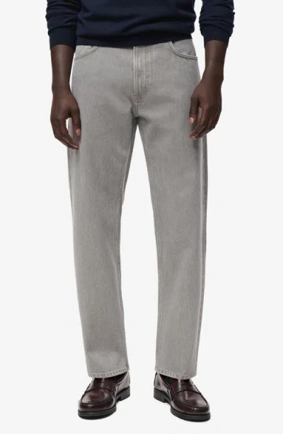 Mango Men's Moby Straight-fit Jeans In Gray