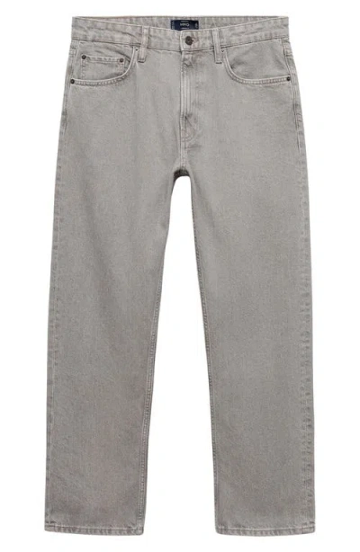 Mango Men's Moby Straight-fit Jeans In Gray