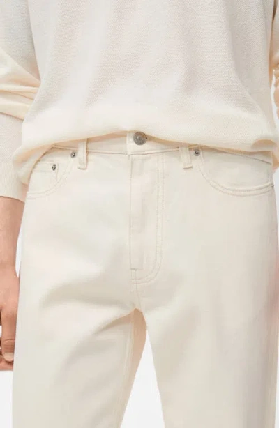 Mango Bob Regular Fit Jeans In White
