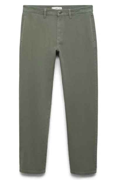 Mango Regular Fit Jeans In Green