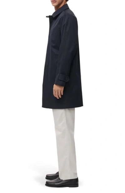 Mango Comfort Stretch Oversize Trench Coat In Black