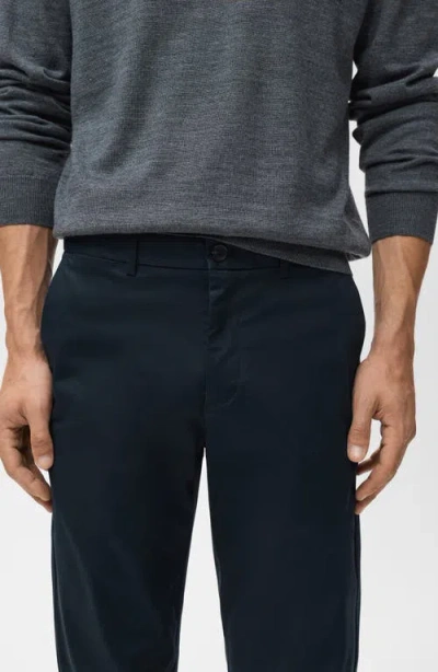 Mango Men's Dublino Slim-fit Chino Pants In Blue
