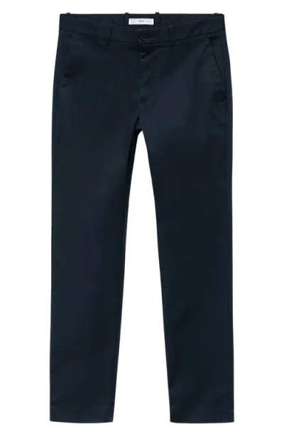 Mango Men's Dublino Slim-fit Chino Pants In Blue