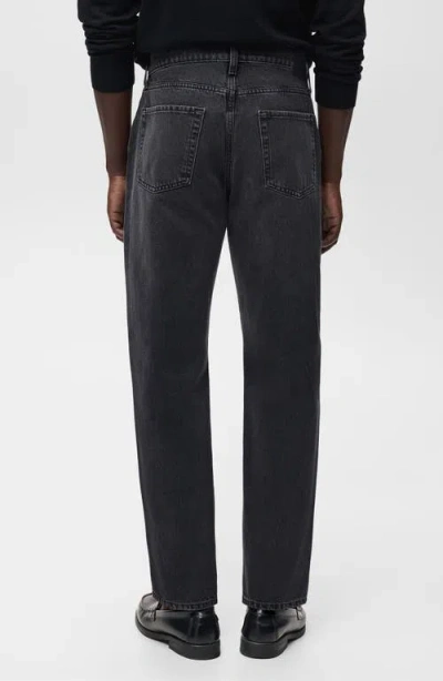 Mango Regular Fit Jeans In Gray