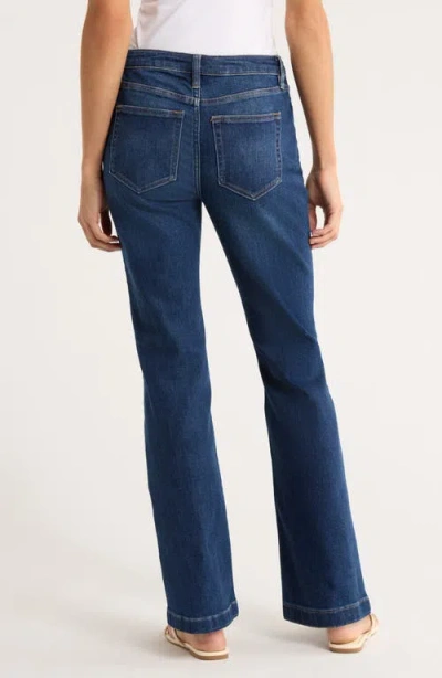 Tommy Bahama Mid Rise Flare Jeans In Blue