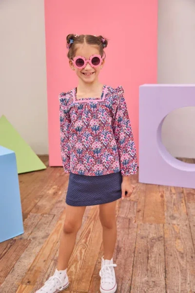 Bisby Kids' Floral Adams Top In Multi