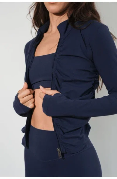 Vitality Cloud Ii Gather Jacket In Blue
