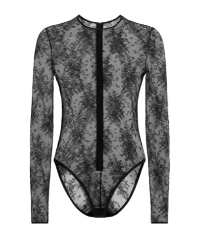 Dolce & Gabbana Lace Body In Animal Print