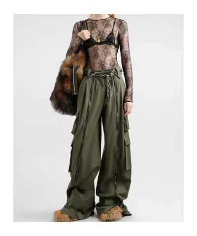 Dolce & Gabbana Lace Body In Animal Print