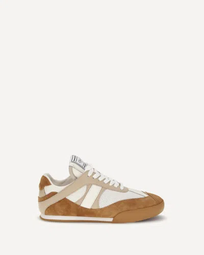 Chloé Lace-up Footwear Featuring Contrast Panels In Multi