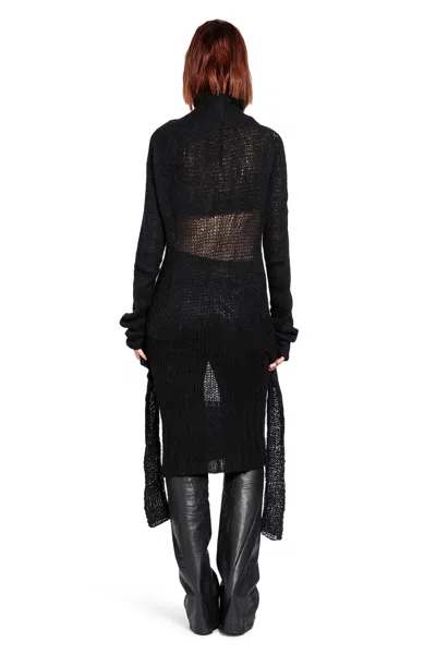 Yehuafan Hand Crochet Top In Black