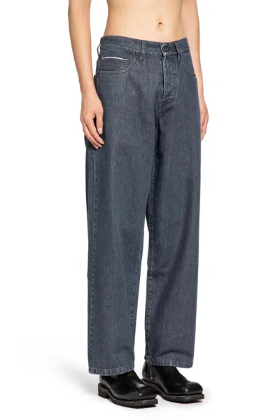 Trc Wide Leg 5 Pocket Jeans In Blue