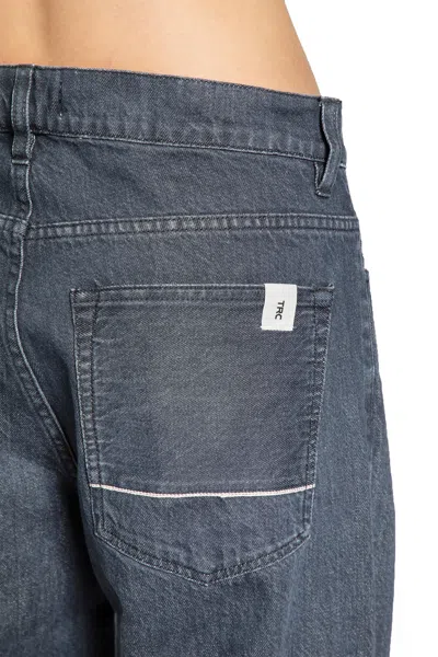 Trc Wide Leg 5 Pocket Jeans In Blue