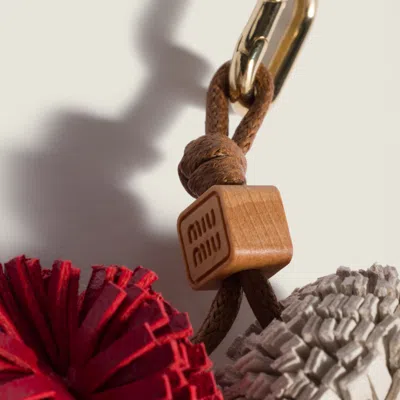 Miu Miu Leather Micro Trick In Red