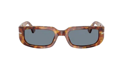 Persol Tortoiseshell Rectangle Sunglasses In Brown