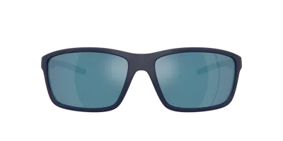 Scuderia Ferrari Rectangle-frame Sunglasses In Blue