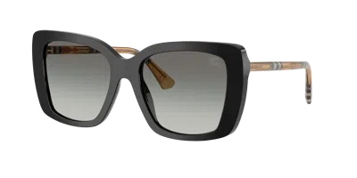 Burberry Woman Sunglasses Be4456f In Black