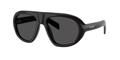 Prada Navigator-frame Sunglasses In Black