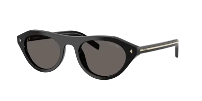 Prada Pr B15s 16k731 51mm Womens Irregular Sunglasses In Black