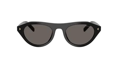 Prada Pr B15s 16k731 51mm Womens Irregular Sunglasses In Black